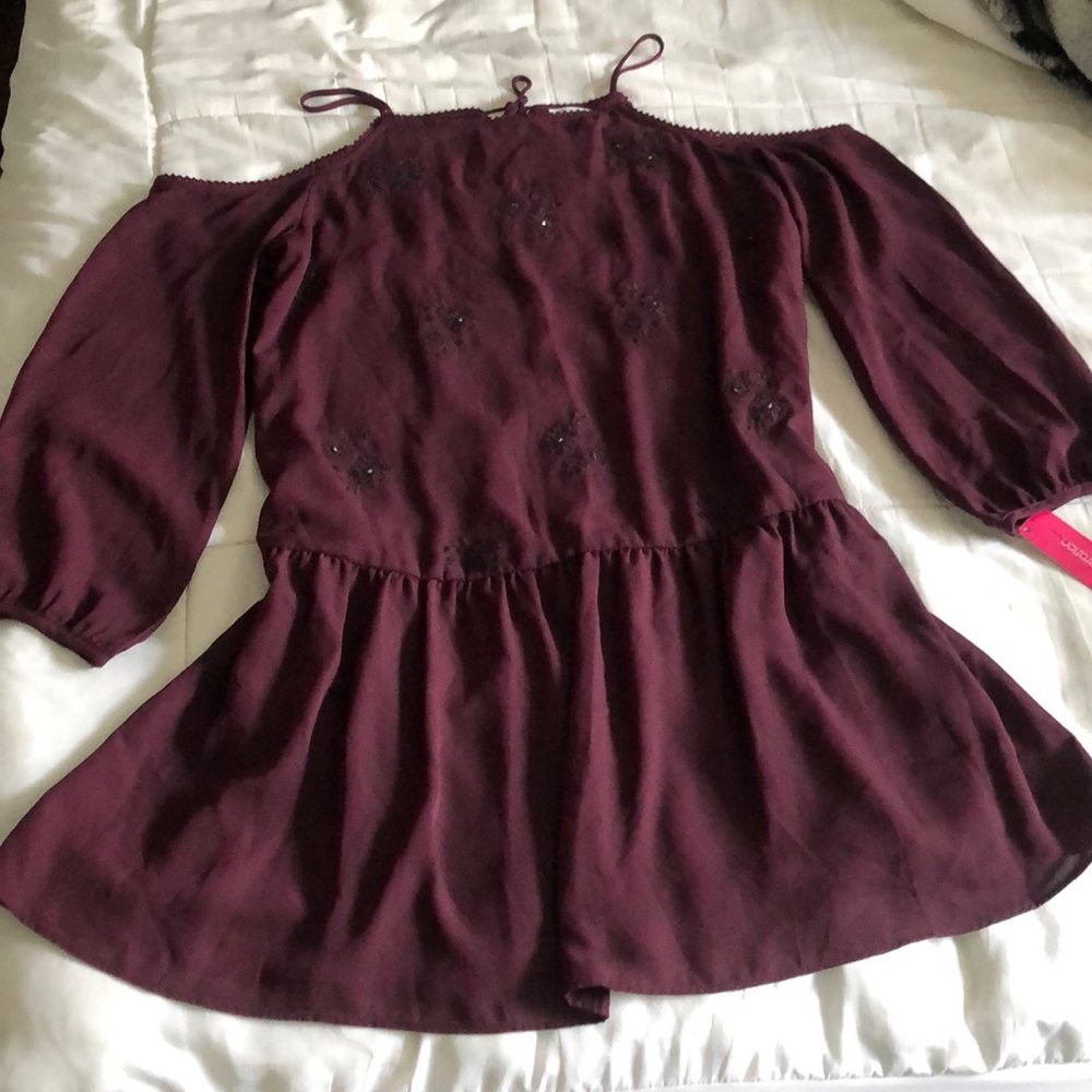 Burgundy Dress